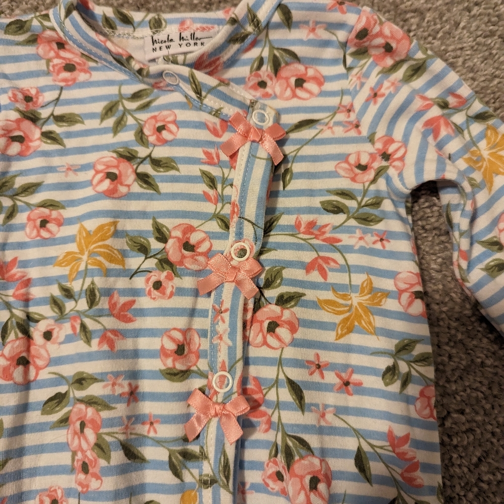 Floral striped pj - Picture 2 of 5